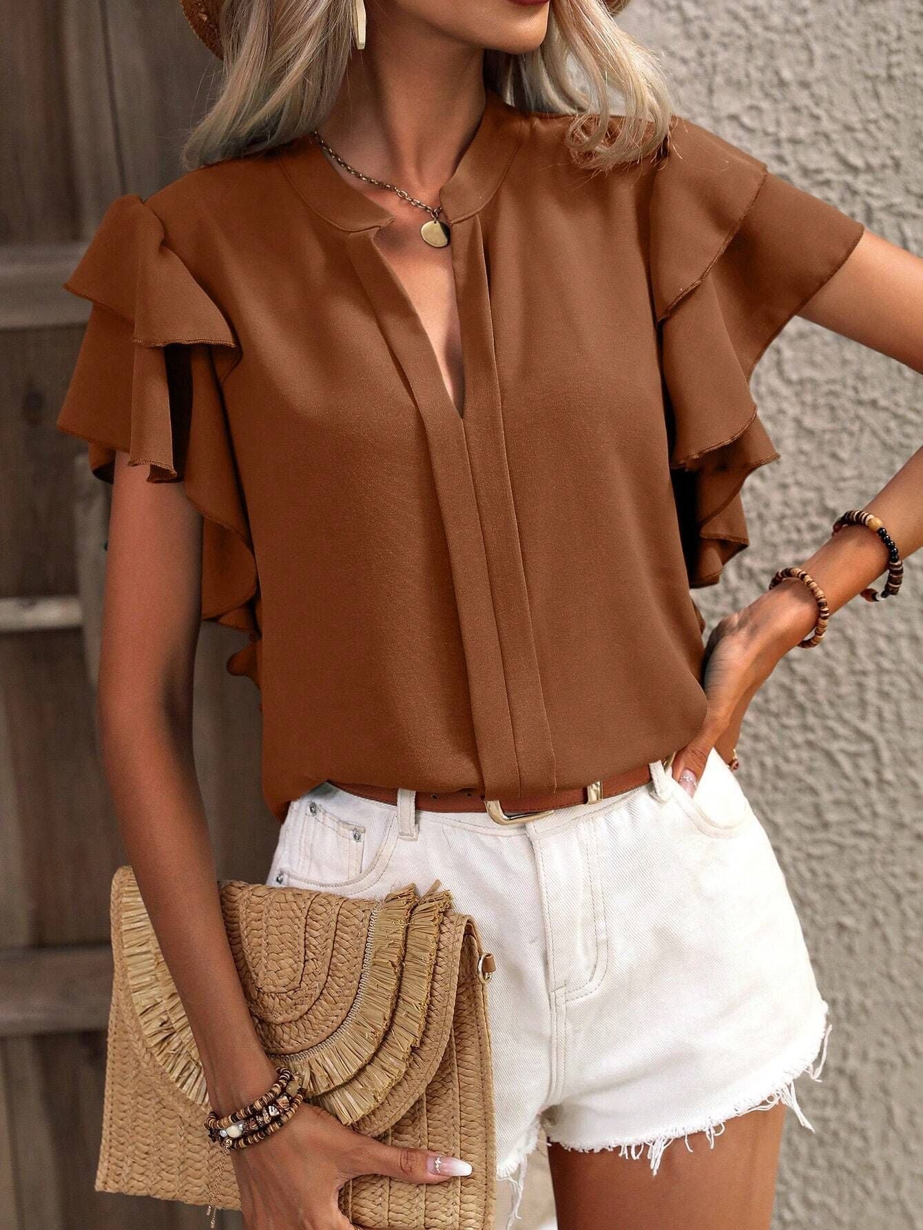 Isla Sleeveless Blouse Premium Fabric Collection Limited