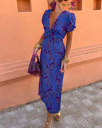 Silk Puff Sleeve Dress From Timeless Luxe Collection Limited Edition Exclusive