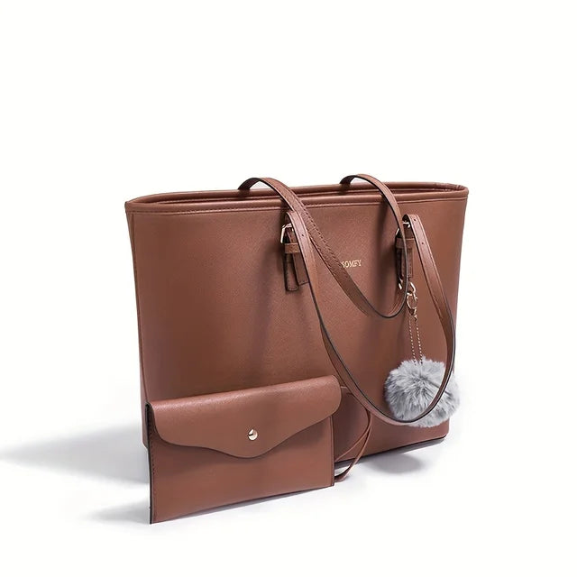 Women Premium Leather Collection Tote Shoulder Bag Limited