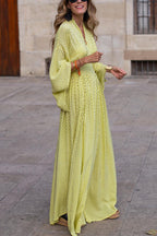 Crepe Collection Long Sleeve V Neck Dress Premium Crepe Limited Edition