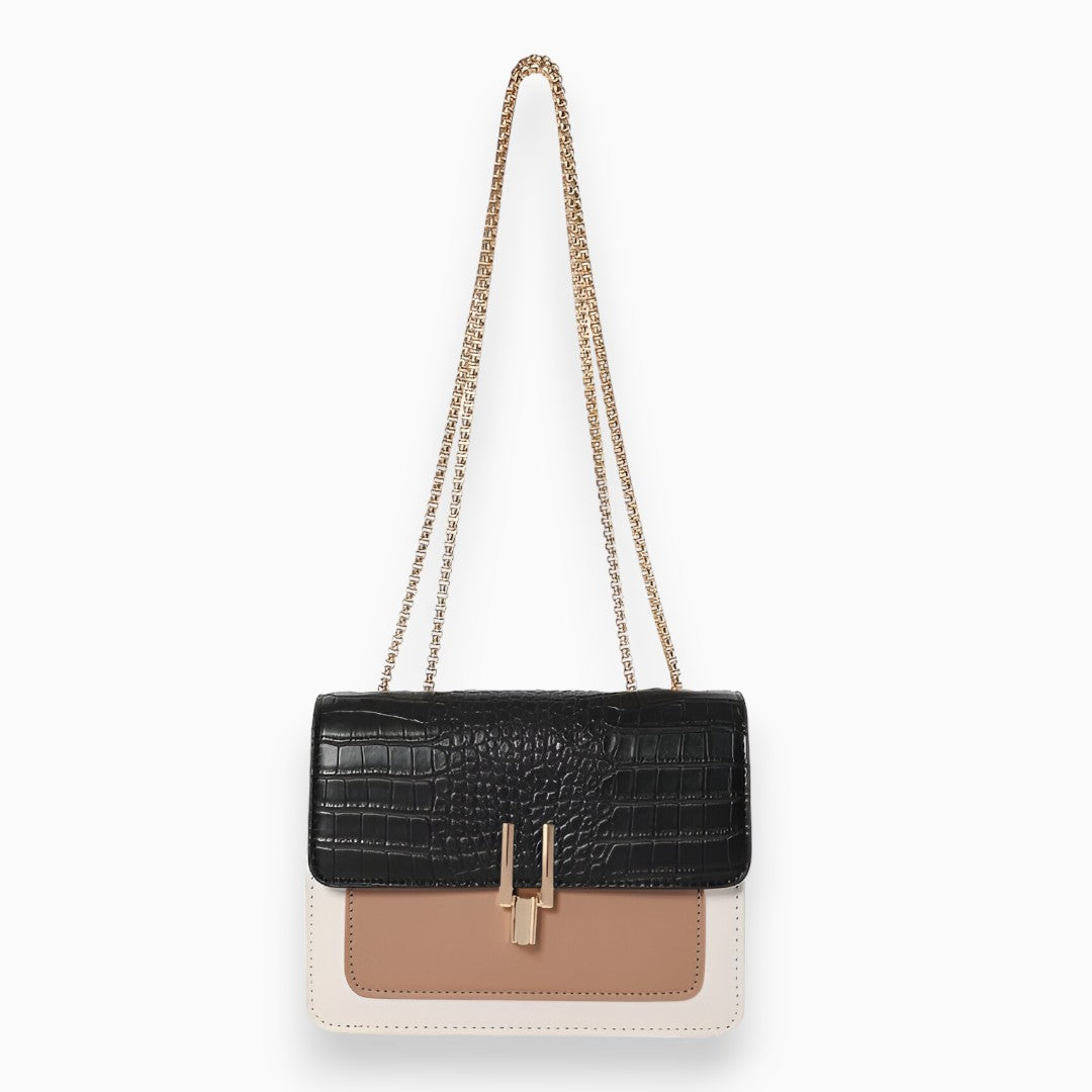 Genuine Leather Flap Handbag Limited Edition Square Silhouette Timeless Craftsmanship