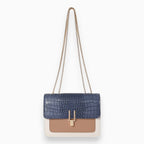 Genuine Leather Flap Handbag Limited Edition Square Silhouette Timeless Craftsmanship