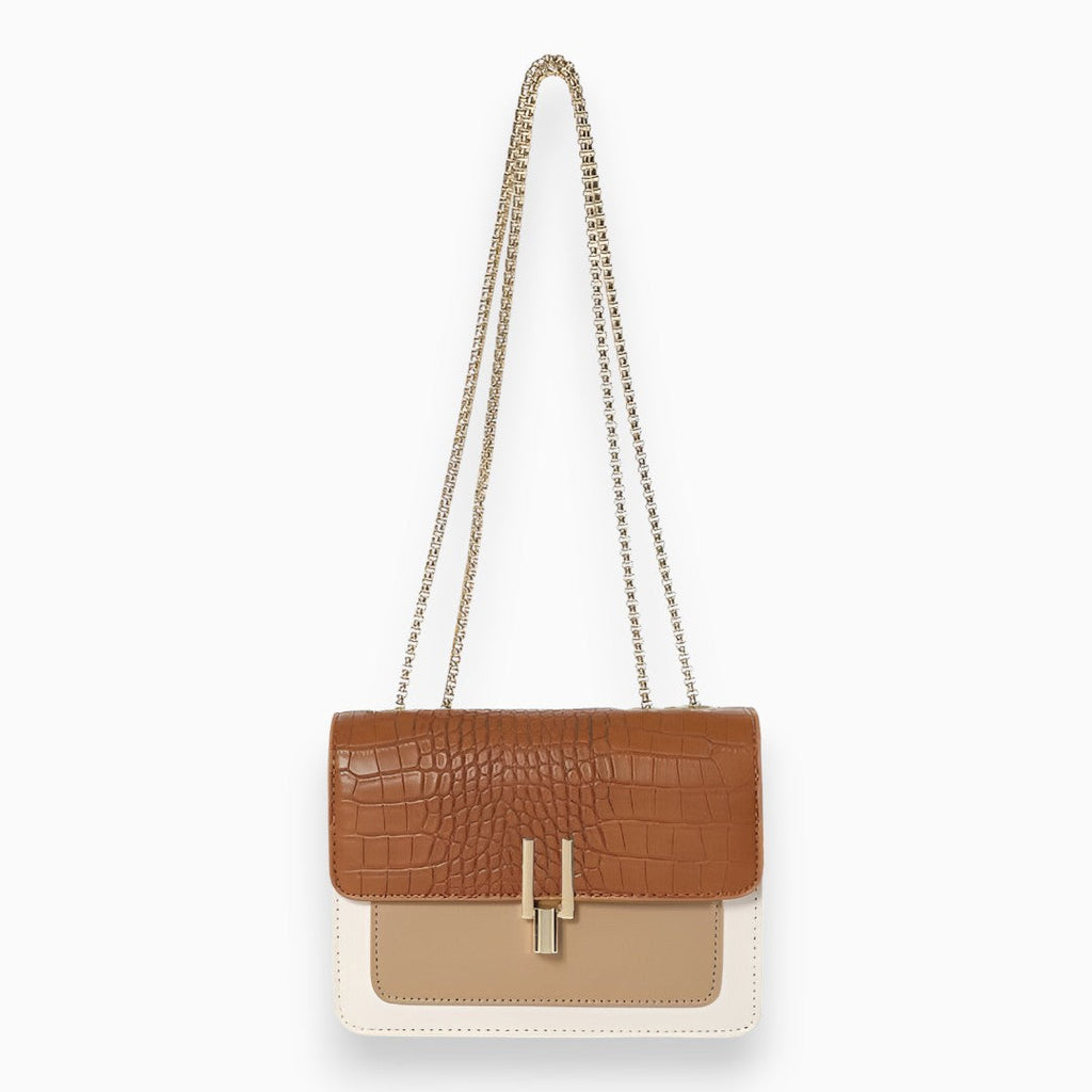 Genuine Leather Flap Handbag Limited Edition Square Silhouette Timeless Craftsmanship