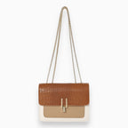 Genuine Leather Flap Handbag Limited Edition Square Silhouette Timeless Craftsmanship