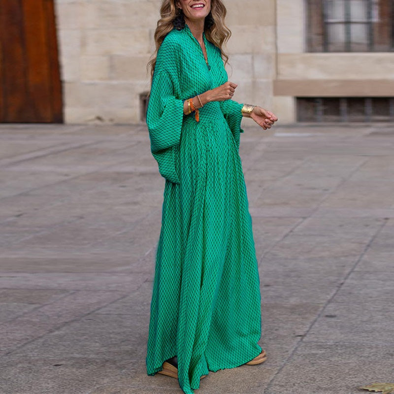 Crepe Collection Long Sleeve V Neck Dress Premium Crepe Limited Edition