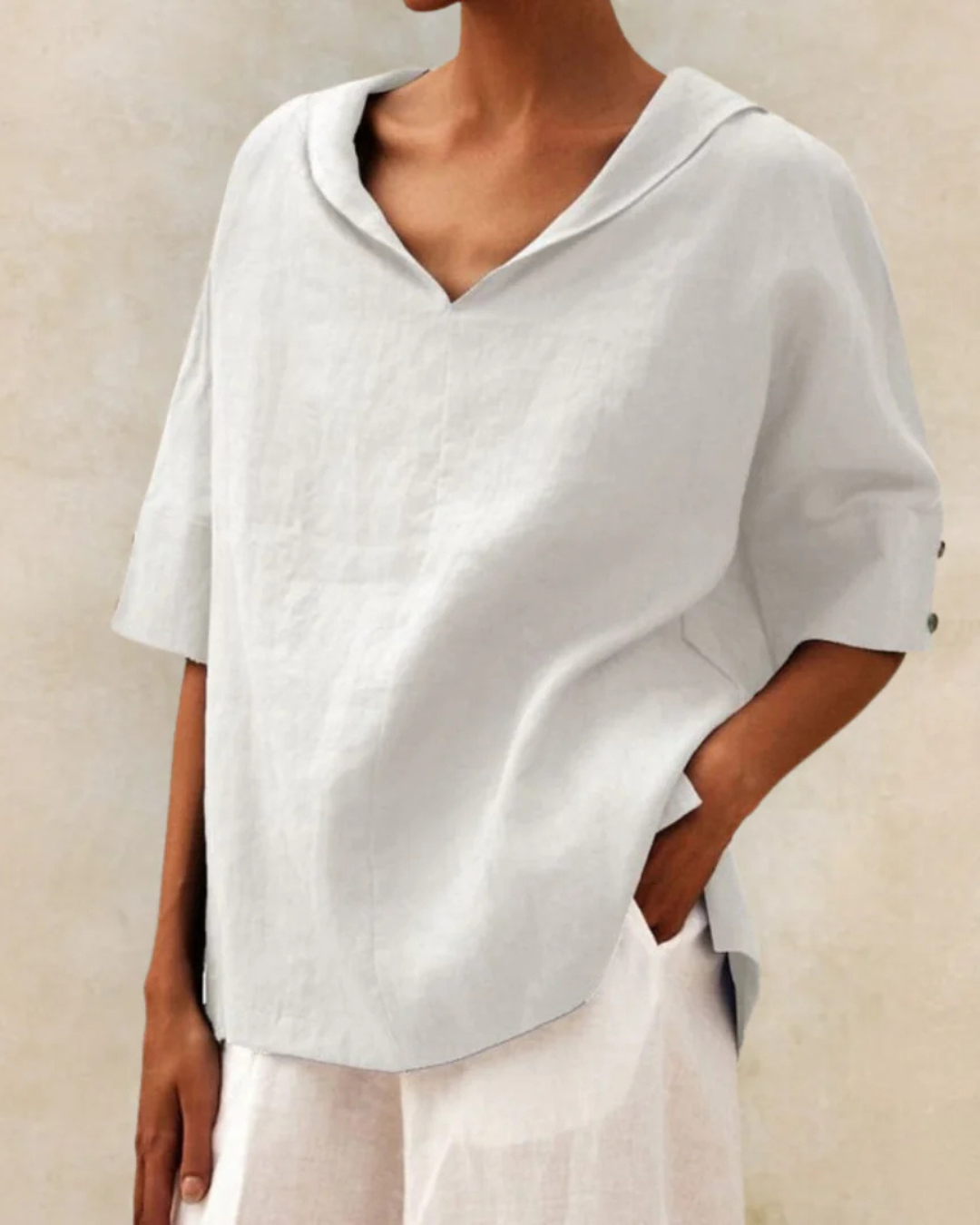 Luxe Linen Collection Casual Linen Blouse For Women Premium Linen Exclusive