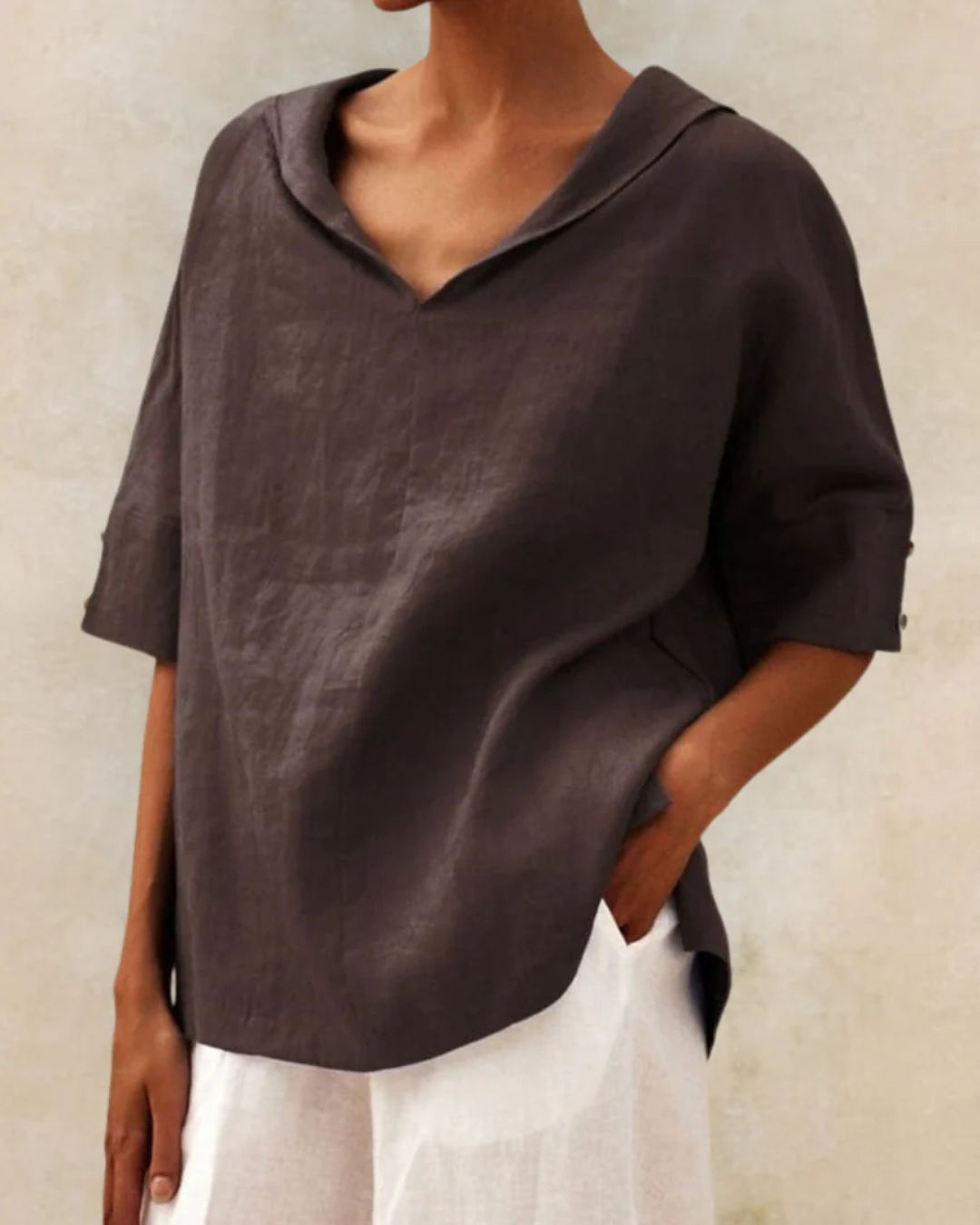 Luxe Linen Collection Casual Linen Blouse For Women Premium Linen Exclusive