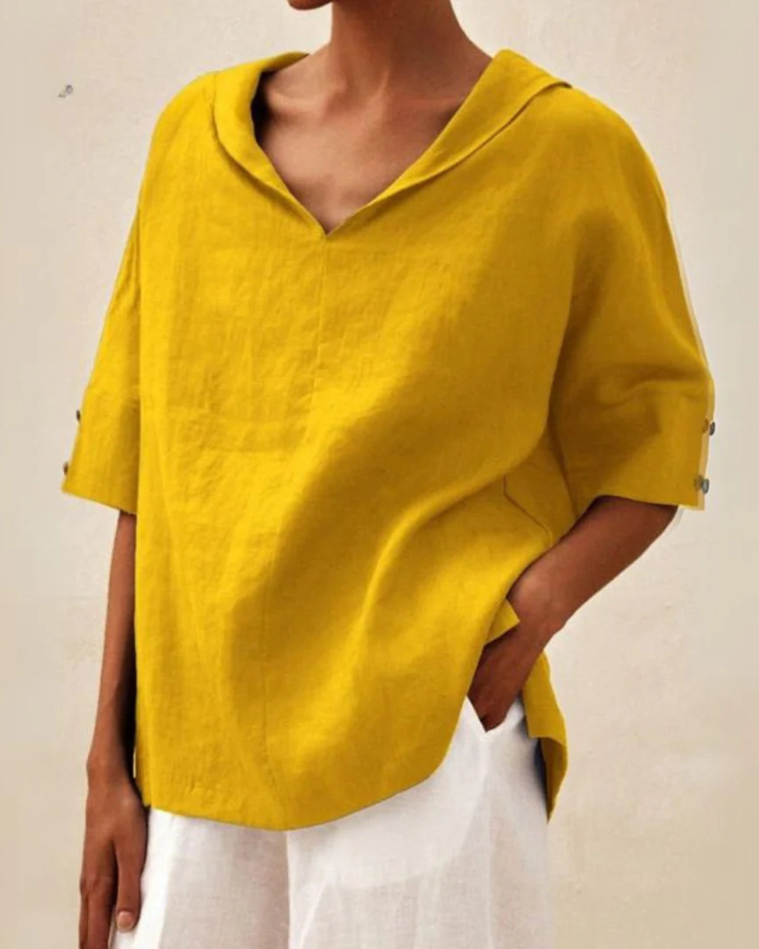 Luxe Linen Collection Casual Linen Blouse For Women Premium Linen Exclusive