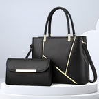 Amy Signature Collection Handbag Set Two Piece Top Handle Tote Clutch Exclusive