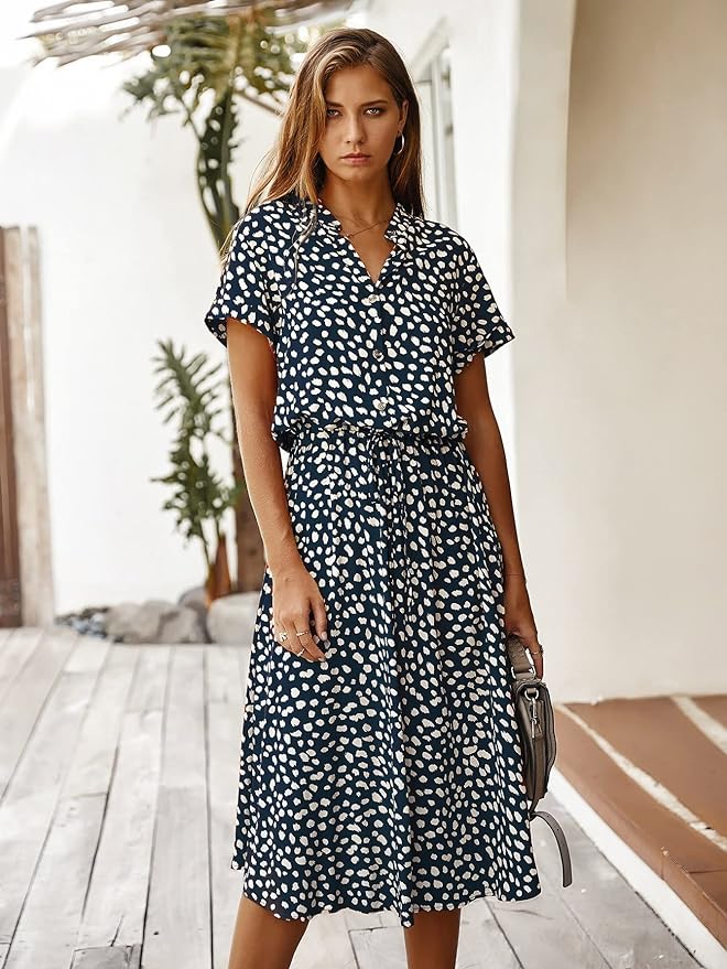 Clara Signature Midi Dress Short Sleeve Luxury Collection Exclusive Edition