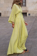 Crepe Collection Long Sleeve V Neck Dress Premium Crepe Limited Edition