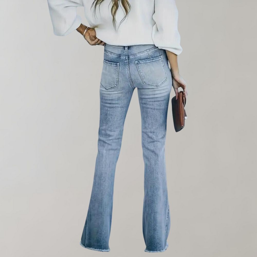 Heritage Collection Premium Denim Women's High Rise Flared Jeans Exclusive