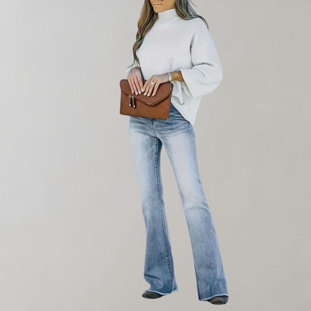 Heritage Collection Premium Denim Women's High Rise Flared Jeans Exclusive