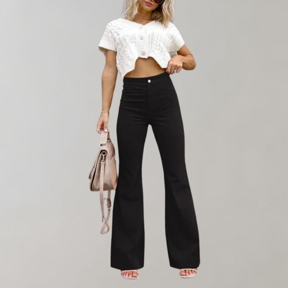 Selvedge Denim High Waisted Flared Jeans Limited Edition Heritage Craft