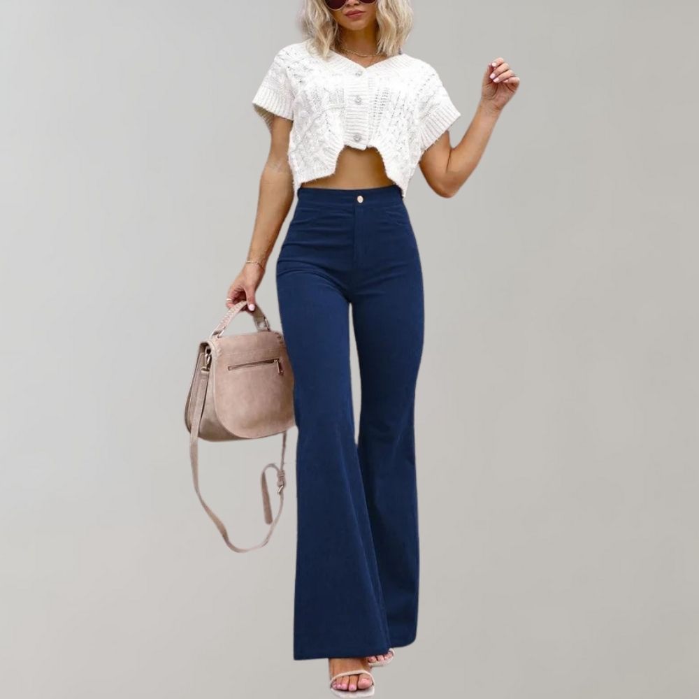 Selvedge Denim High Waisted Flared Jeans Limited Edition Heritage Craft