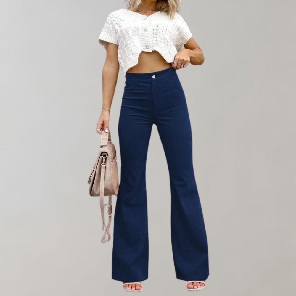 Selvedge Denim High Waisted Flared Jeans Limited Edition Heritage Craft