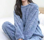 Plush Loungewear Set Two Piece Quiet Luxury Collection Heritage Craft