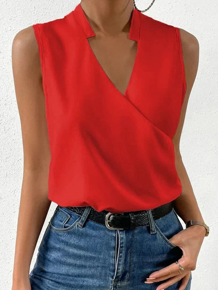 Silk Sleeveless Top For Women Limited Edition Silk Collection Timeless Silhouette