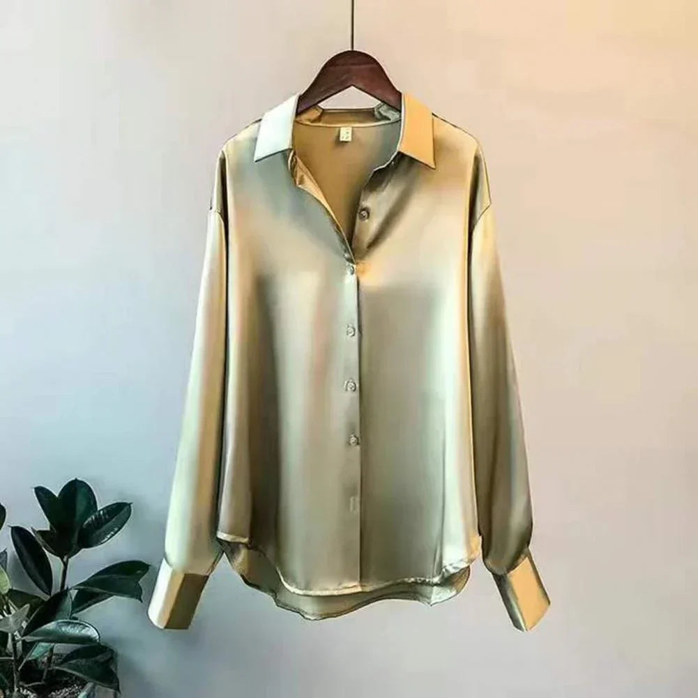 Elegant Women's Long Sleeve Blouse Premium Materials Collection Exclusive