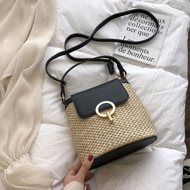Straw Handbag Summer Collection Timeless Luxury Everyday Elegance Exclusive