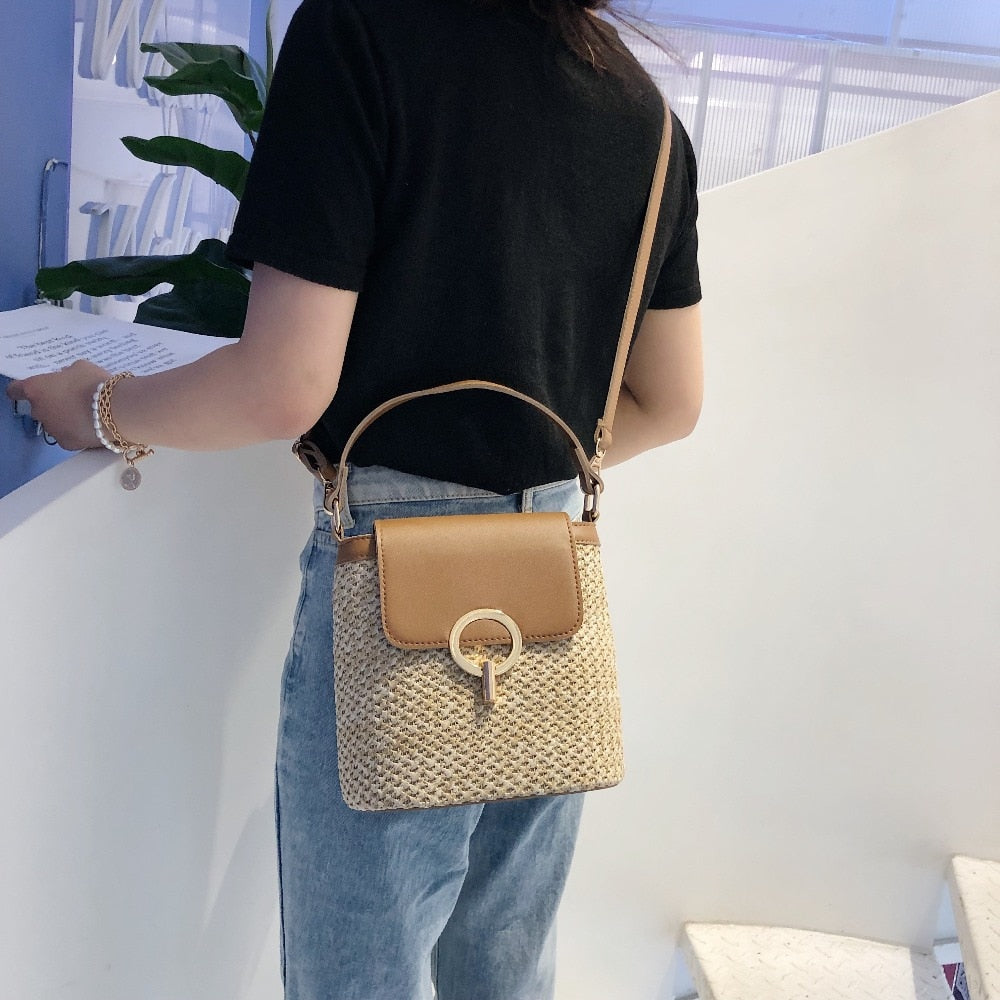 Straw Handbag Summer Collection Timeless Luxury Everyday Elegance Exclusive