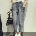 Selvedge Denim Womens Baggy Cropped Jeans Light Blue Limited Edition Heritage Run