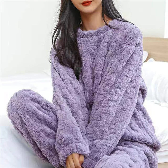 Plush Loungewear Set Two Piece Quiet Luxury Collection Heritage Craft