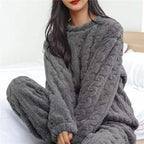 Plush Loungewear Set Two Piece Quiet Luxury Collection Heritage Craft