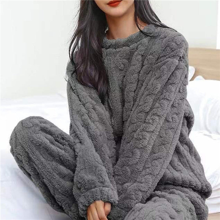 Plush Loungewear Set Two Piece Quiet Luxury Collection Heritage Craft
