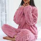 Plush Loungewear Set Two Piece Quiet Luxury Collection Heritage Craft