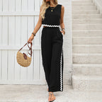 Luxe Crepe Exclusive Capsule Crop Top And Palazzo Set