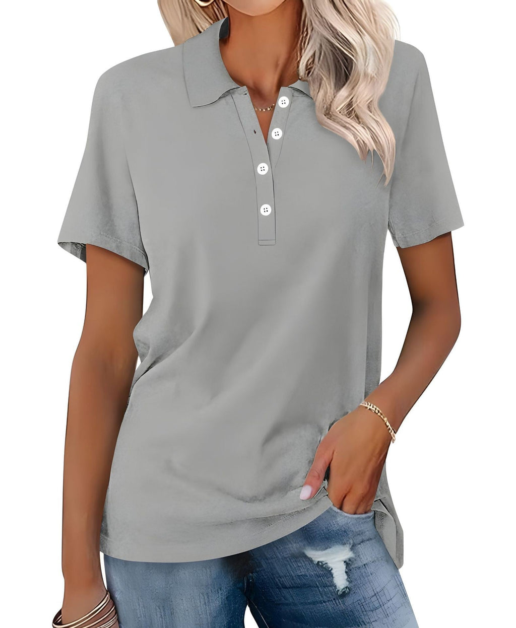 Breathable Luxe Cotton Polo Shirt For Women Pastel Collection Limited Edition