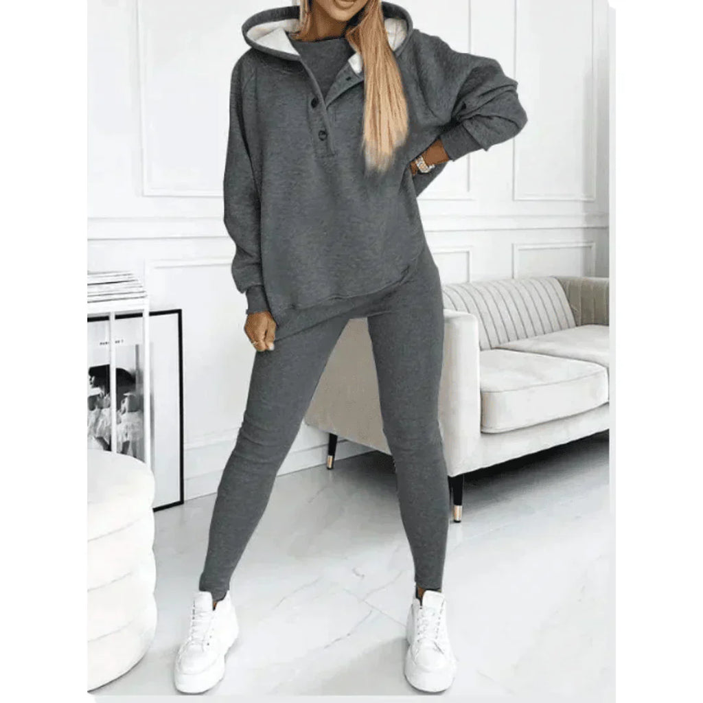 Luxe Collection Premium Knit Three Piece Hoodie Set Elite