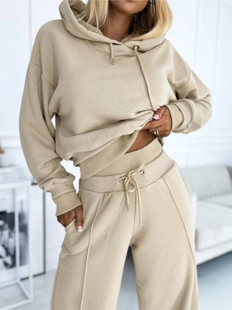 Luxe Jersey Limited Hooded Top And Drawstring Trousers