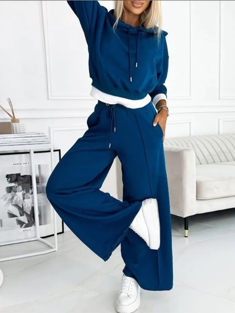 Luxe Jersey Limited Hooded Top And Drawstring Trousers