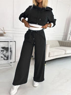 Luxe Jersey Limited Hooded Top And Drawstring Trousers