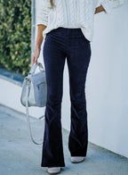 Premium Denim Womens High Rise Flared Jeans Exclusive Boutique Collection