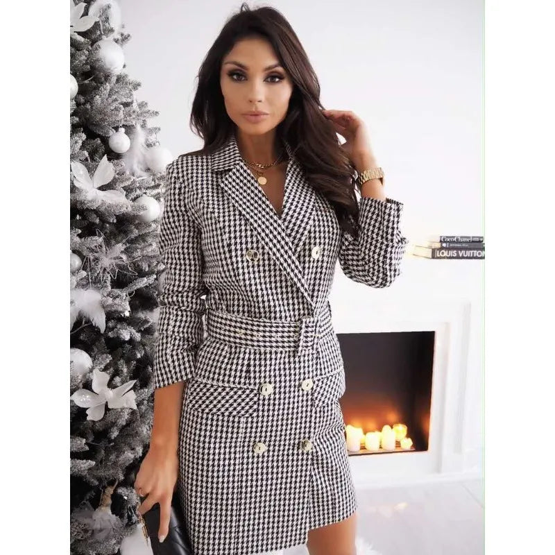 Silk Blend Blazer Dress Luxe Collection Limited Edition