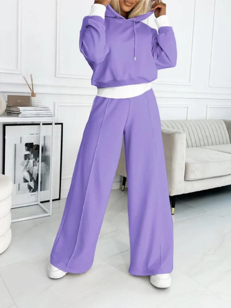 Luxe Jersey Limited Hooded Top And Drawstring Trousers
