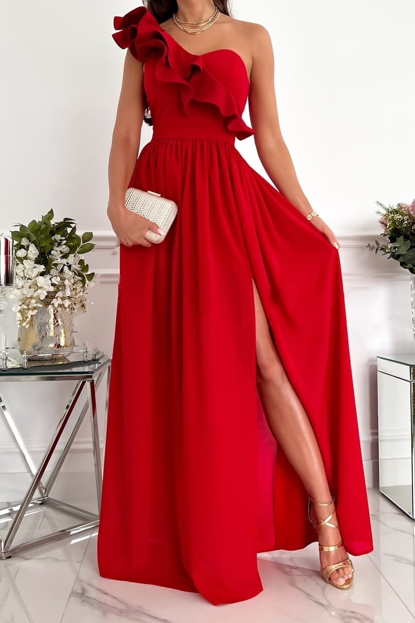 Chloe One Shoulder Dress Signature Collection Exclusive Edition Timeless Elegance