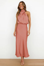 Satin Collection Satin Cocktail Dress Limited Edition For Formal Evening Events