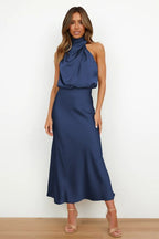 Satin Collection Satin Cocktail Dress Limited Edition For Formal Evening Events