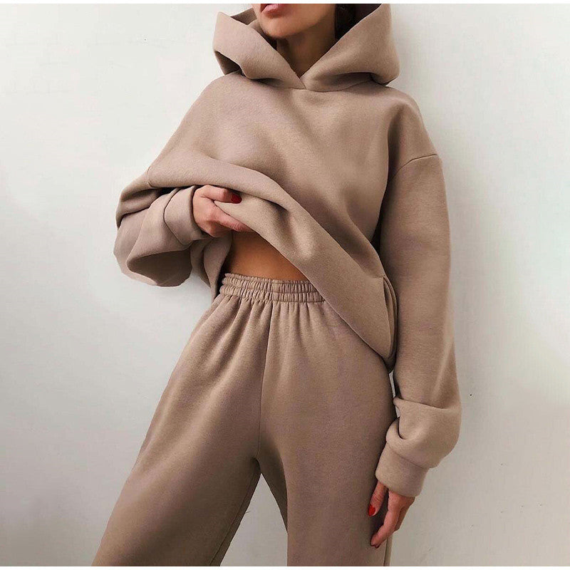 Luxe Velour Womens Loungewear Set Hoodie And Joggers Exclusive Edition