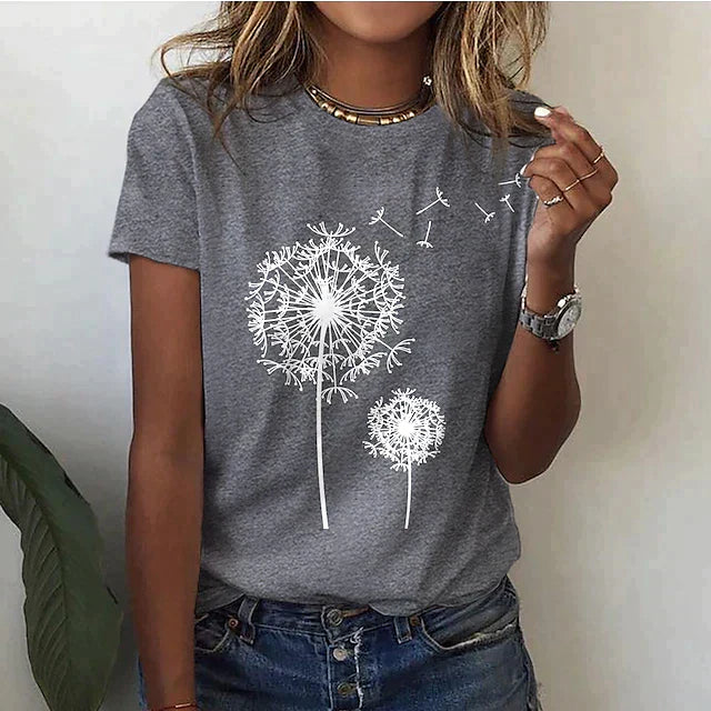 Dandelion Floral Collection T Shirt Exclusive Edition