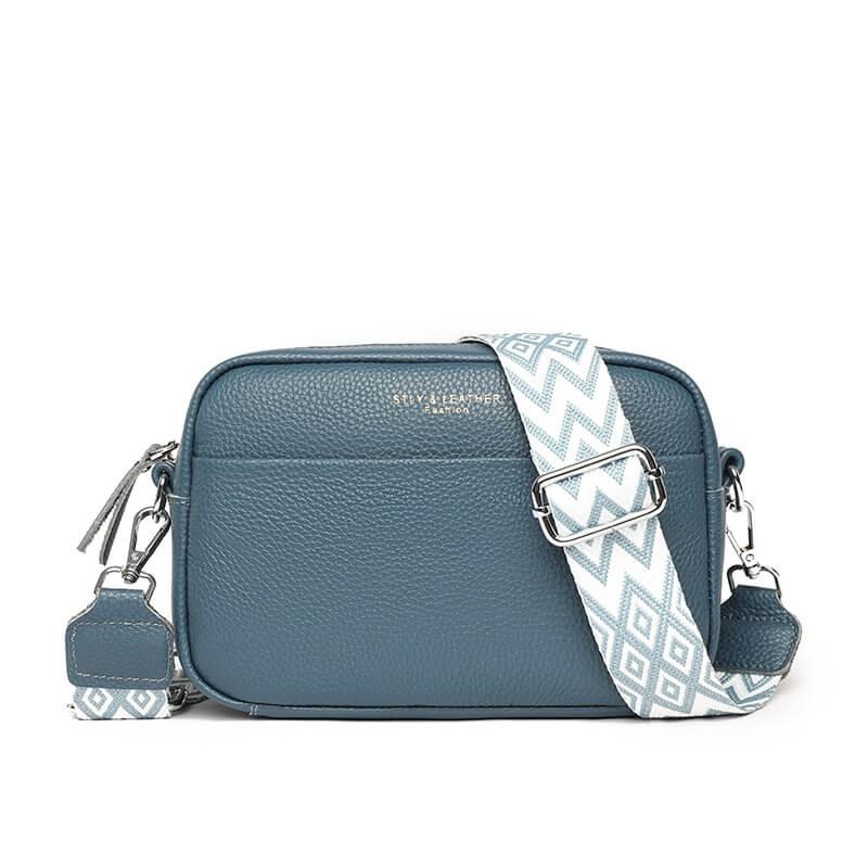 Boxy Crossbody Bag Calfskin Leather Limited Strap