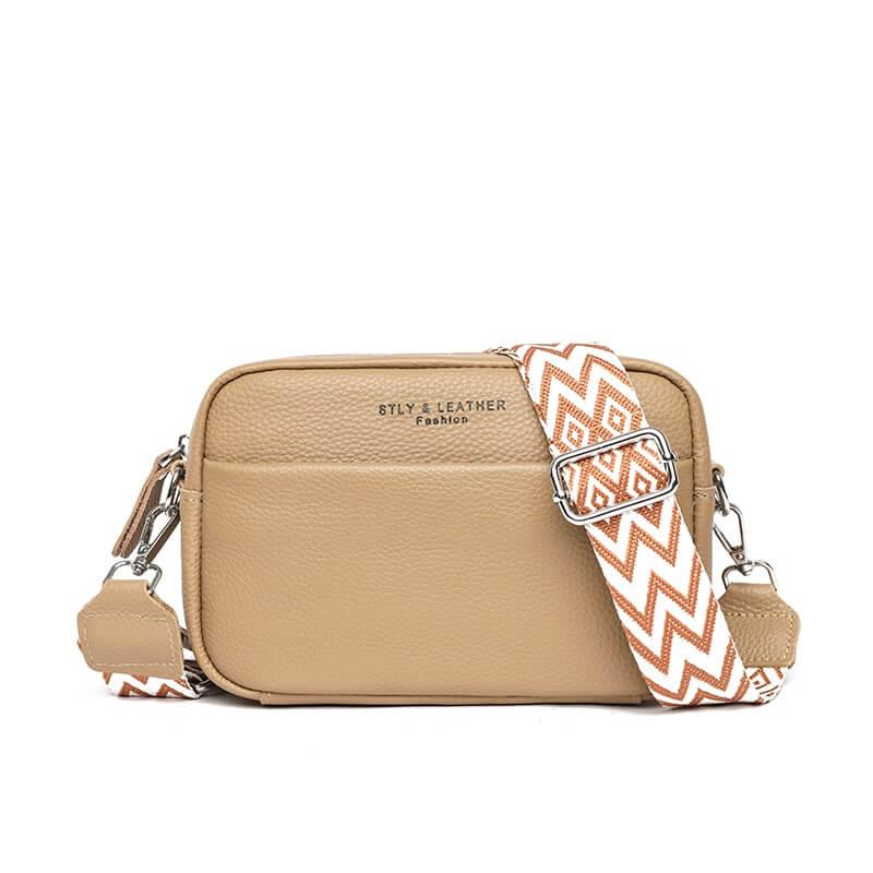 Boxy Crossbody Bag Calfskin Leather Limited Strap