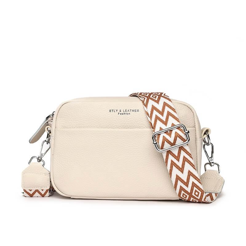 Boxy Crossbody Bag Calfskin Leather Limited Strap