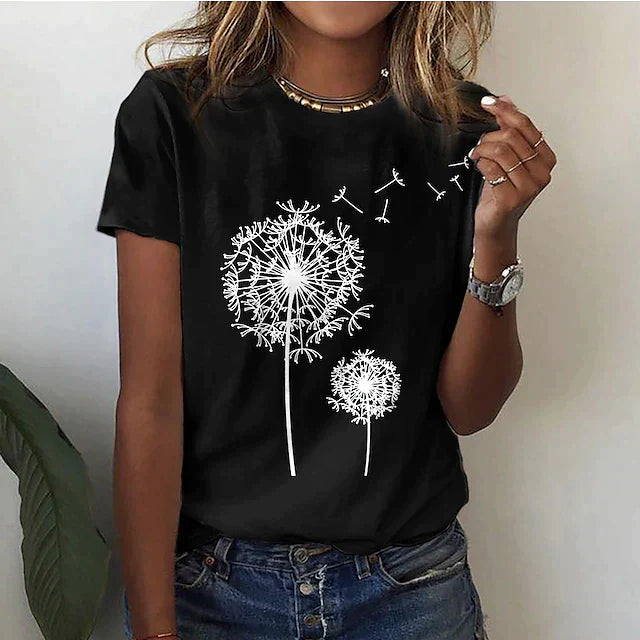 Dandelion Floral Collection T Shirt Exclusive Edition
