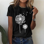 Dandelion Floral Collection T Shirt Exclusive Edition