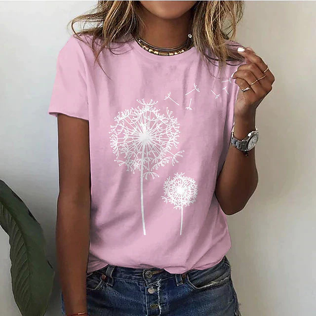 Dandelion Floral Collection T Shirt Exclusive Edition